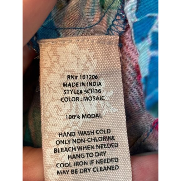 Soft Surroundings Marvelous Mosaic Kimono Top Duster Boho - Picture 6 of 6